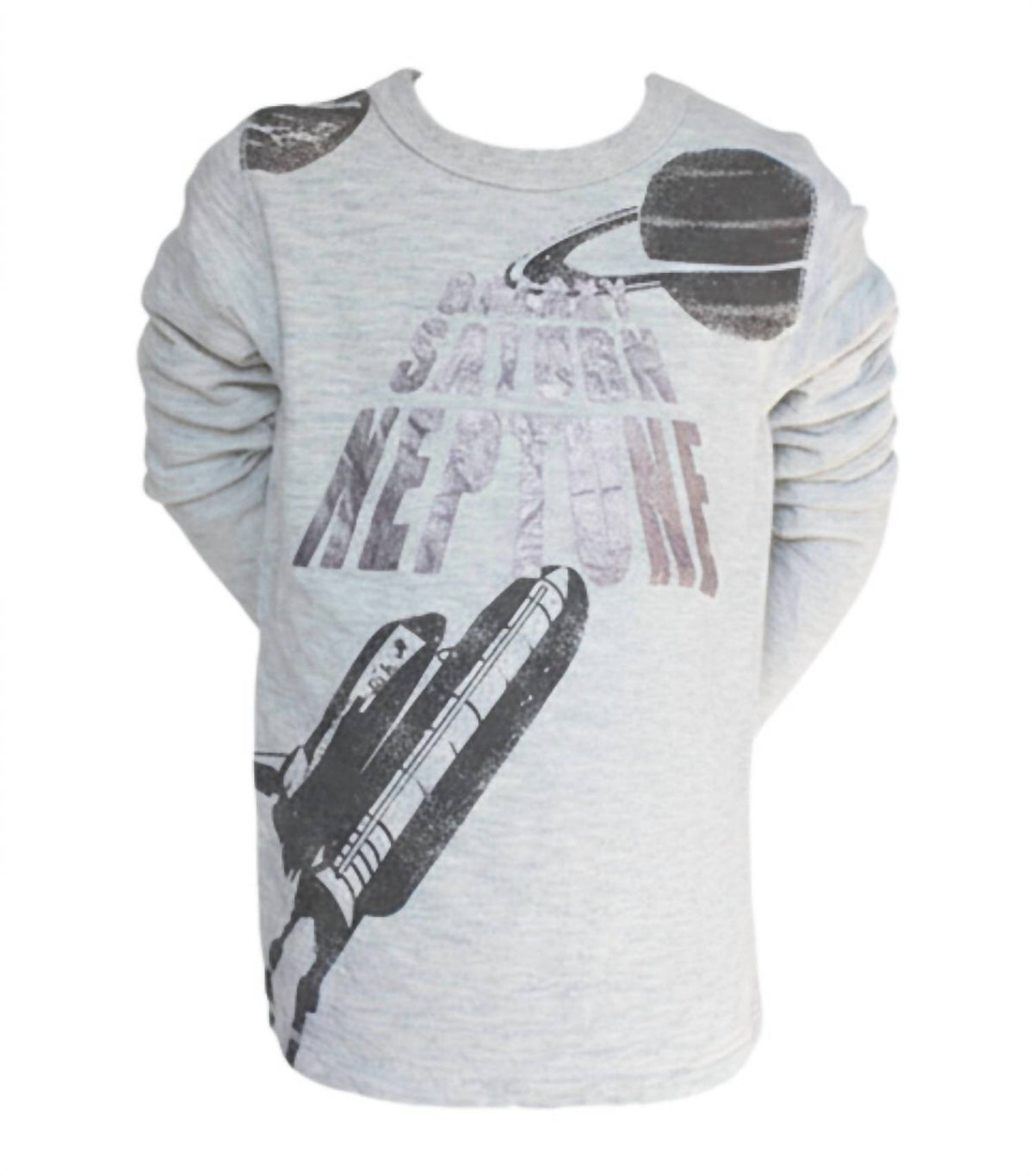 Kids Long Sleeve Space Slub T-shirt