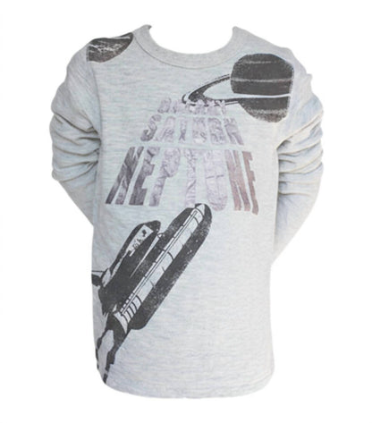 Kids Long Sleeve Space Slub T-shirt