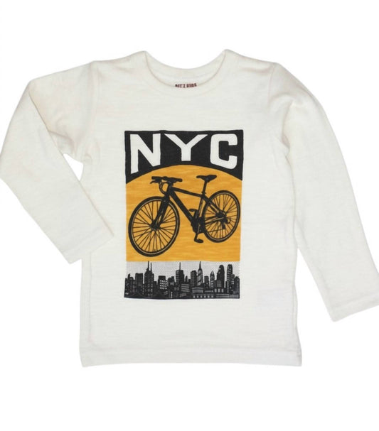 Bit'z Kids Kids Nyc Tee in Cream
