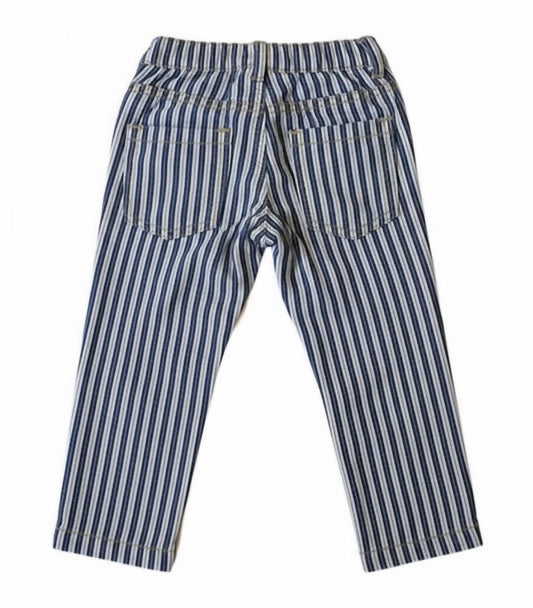 Bit'z Kids Kids Raised Back Denim Pants in Blue - view 2