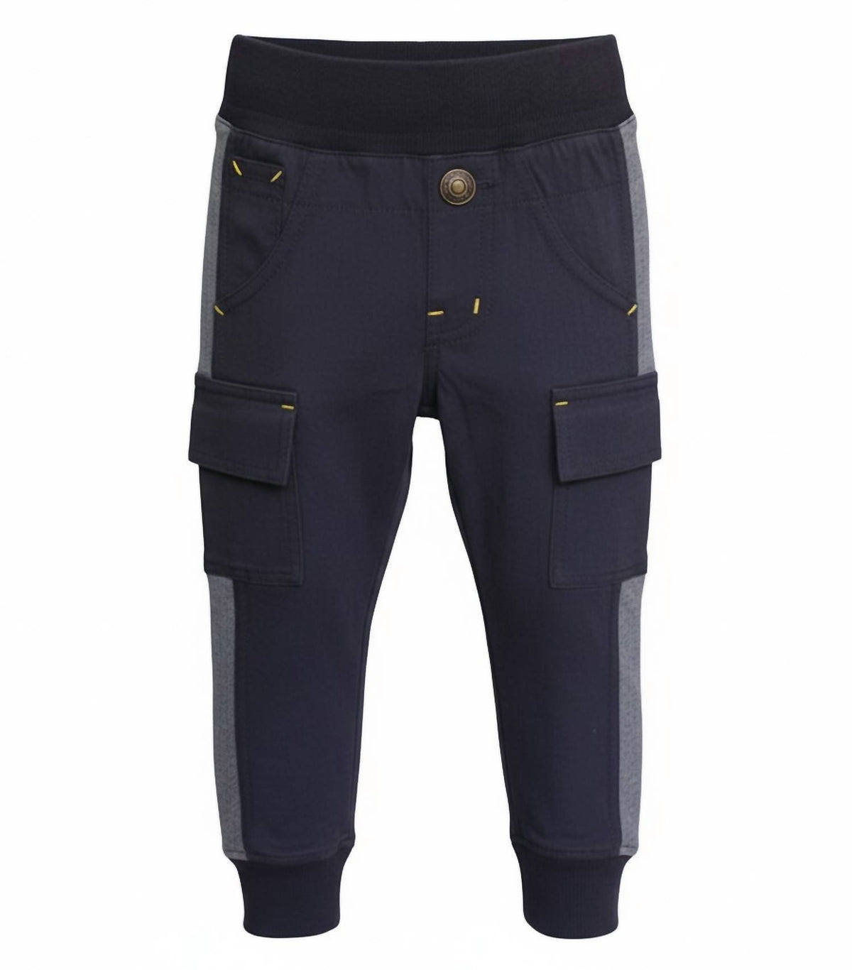 Kids Ribbed Bottom Cargo Pants