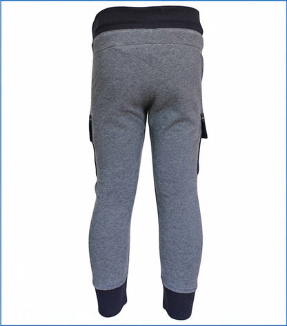 Kids Ribbed Bottom Cargo Pants