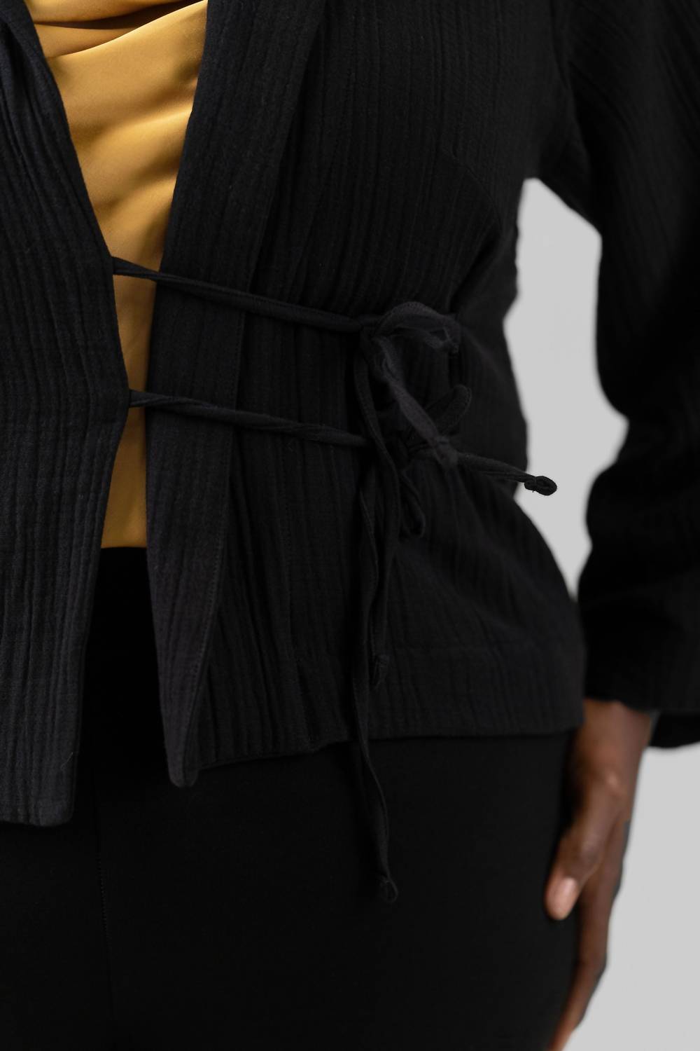 DOUBLEWEAVE SHORT JACKET - Plus Size