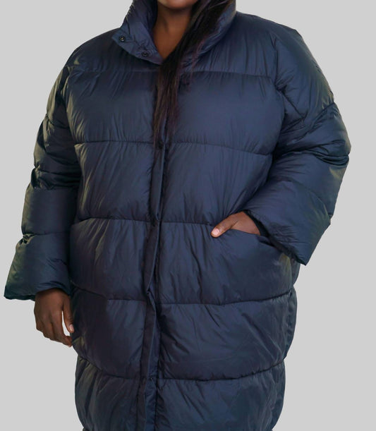Feather Down Coat - Plus