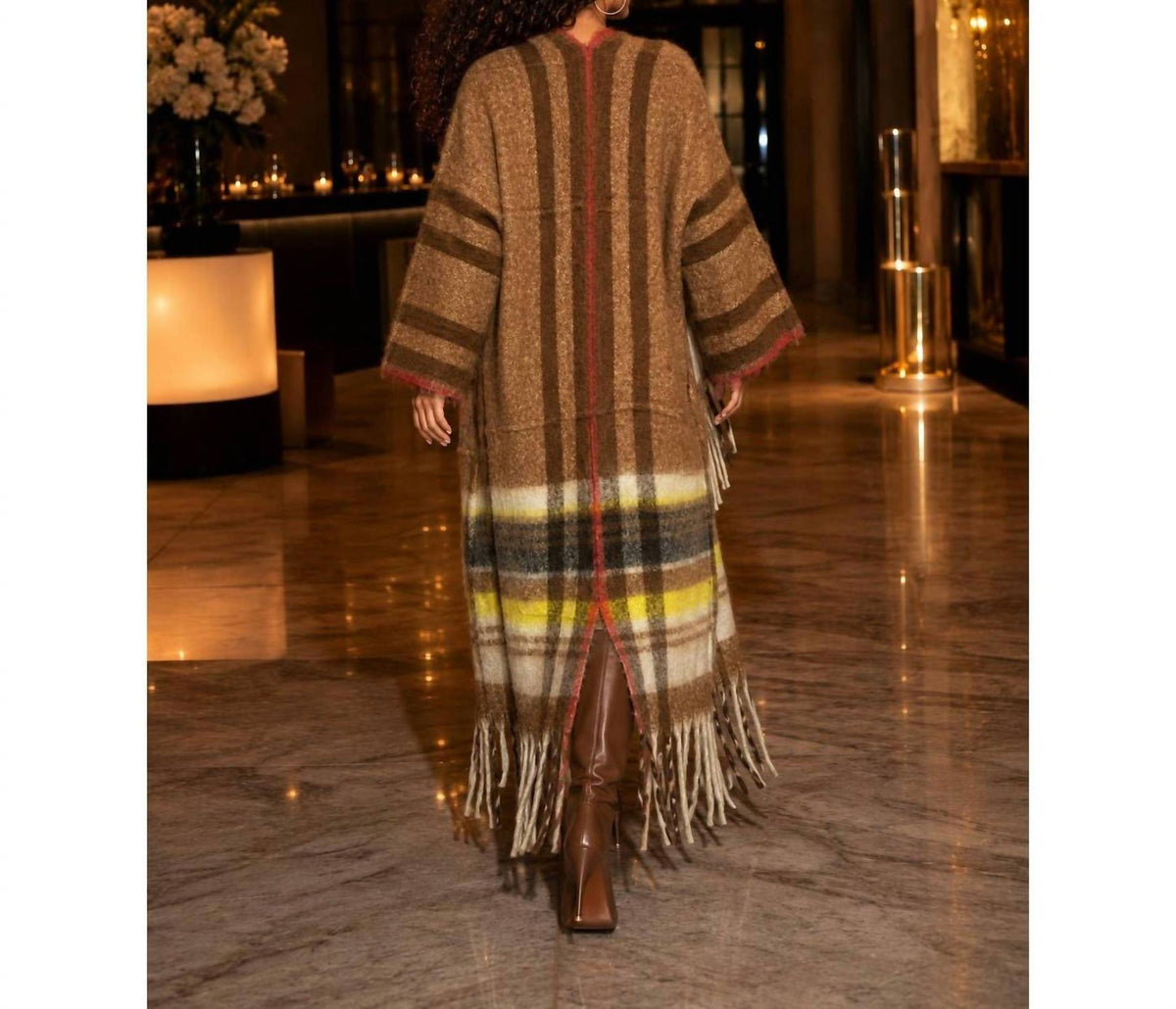 Long Sleeves Fringe Cardigan