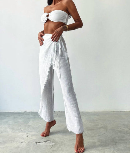 Manav Side Tie Pants