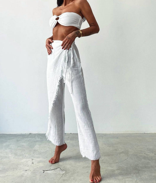Manav Side Tie Pants