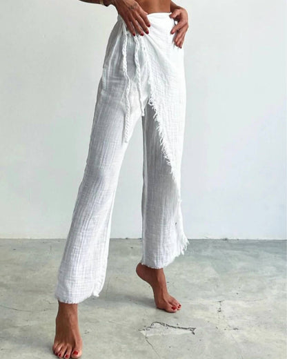 Manav Side Tie Pants