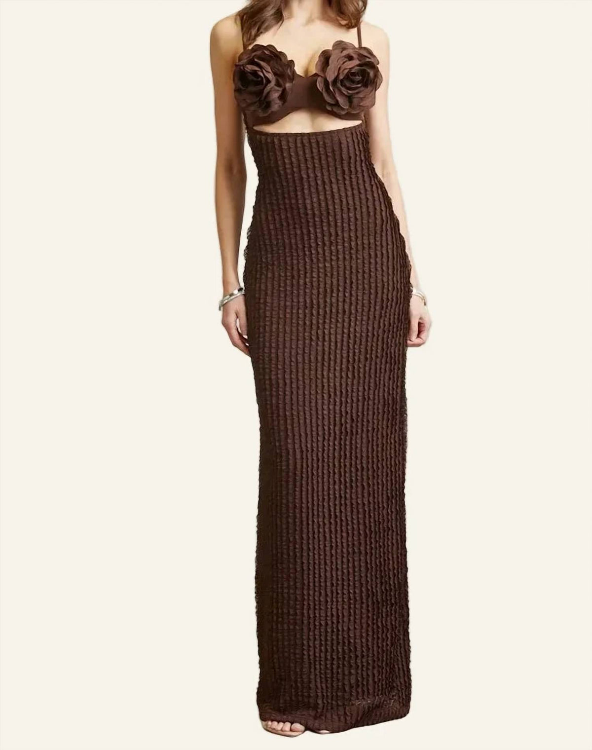 Women's Ruffled Maxi Dress
