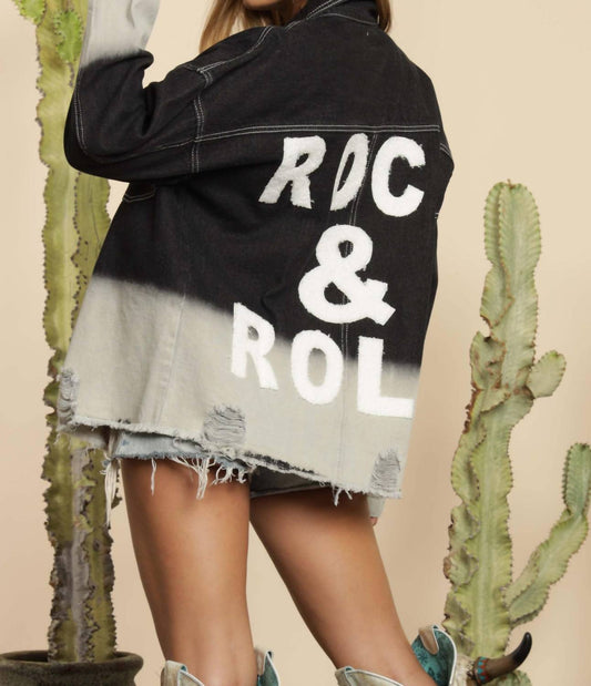 Distressed Rock And Roll Jacket