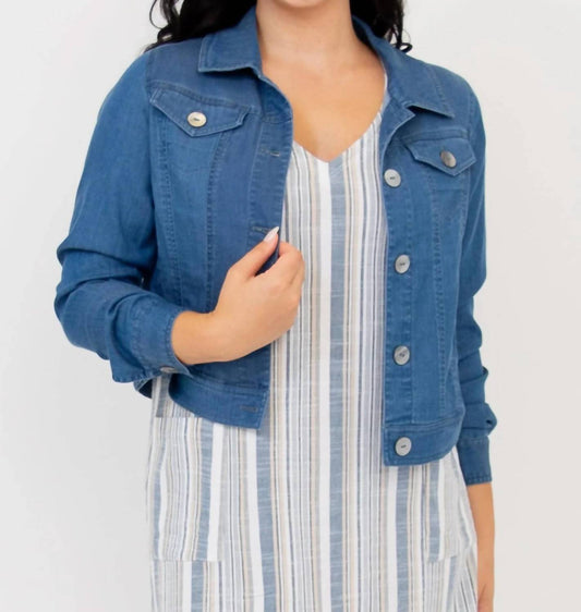 Blue Sky Clothing Co Women's Colleen Jacket in Tencel Denim