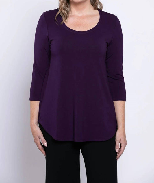 Women's Three Quarter Sleeve Bamboo Top