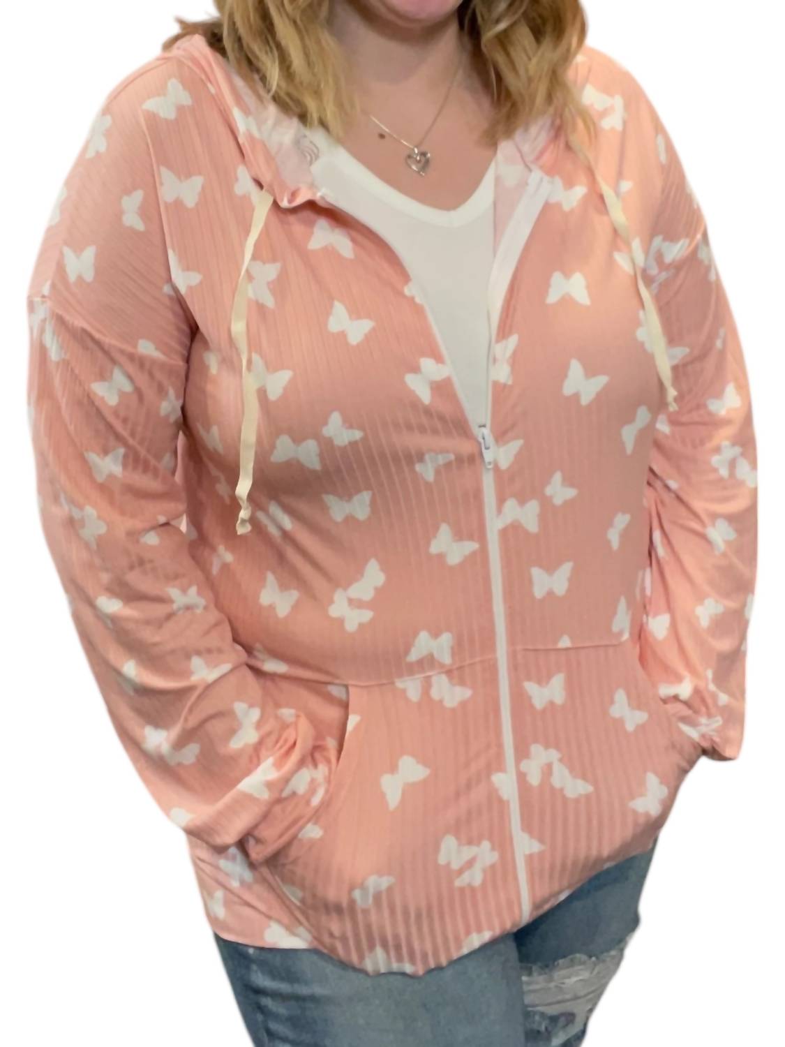 Butterfly Spring with Pockets Hoodie