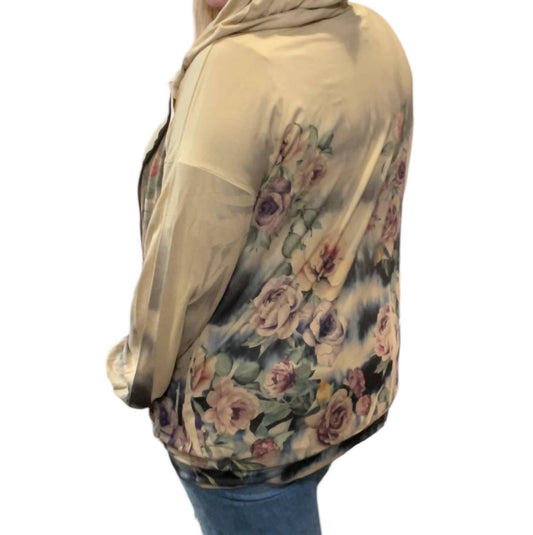 Floral Spring Hoodie Jacket