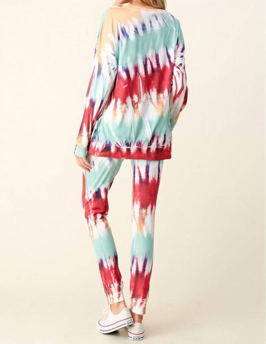 Ink Art Tie Dye Jogger Set