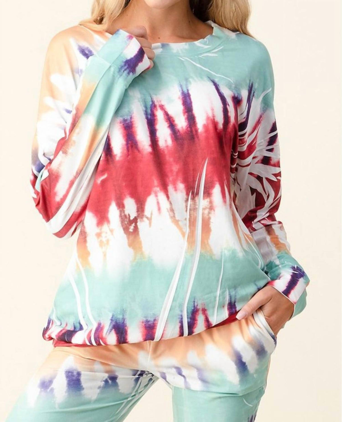 Ink Art Tie Dye Jogger Set