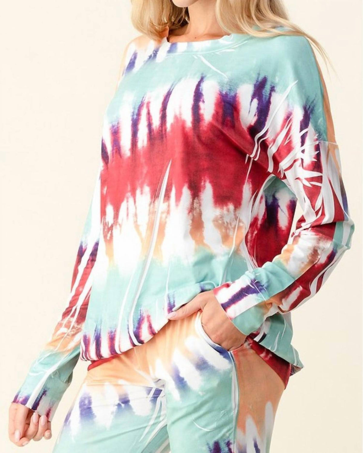 Ink Art Tie Dye Jogger Set
