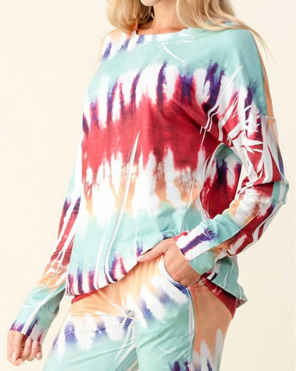 Ink Art Tie Dye Jogger Set