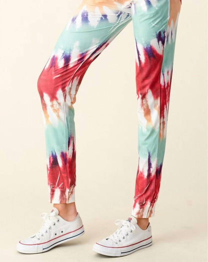 Ink Art Tie Dye Jogger Set