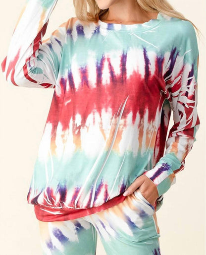 Ink Art Tie Dye Jogger Set