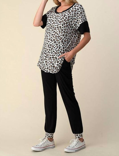 Leopard Loungewear Set - PLUS
