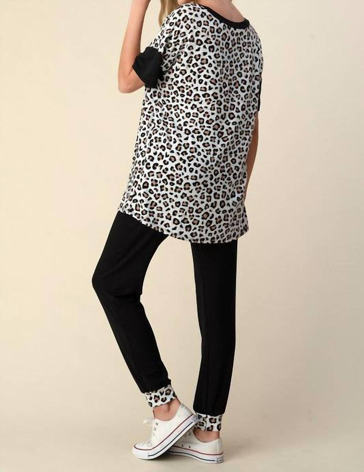 Leopard Loungewear Set - PLUS