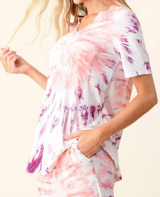 Starburst Tie Dye Jogger Set