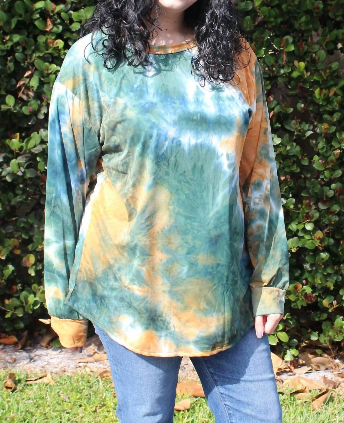 Tie Dye Long Sleeve Top