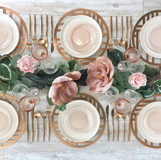 Luna Flatware Gold 5 Piece Set