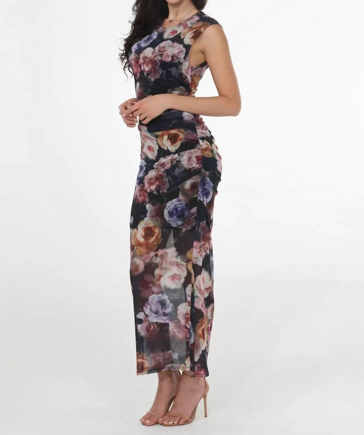 Floral Mesh Dress