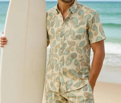Paisley Time Camp Shirt