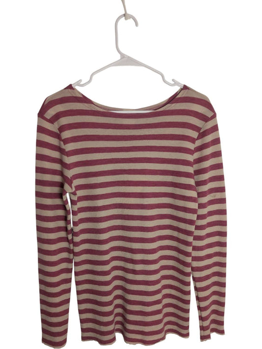 Women's Stripe Boat Neck Top