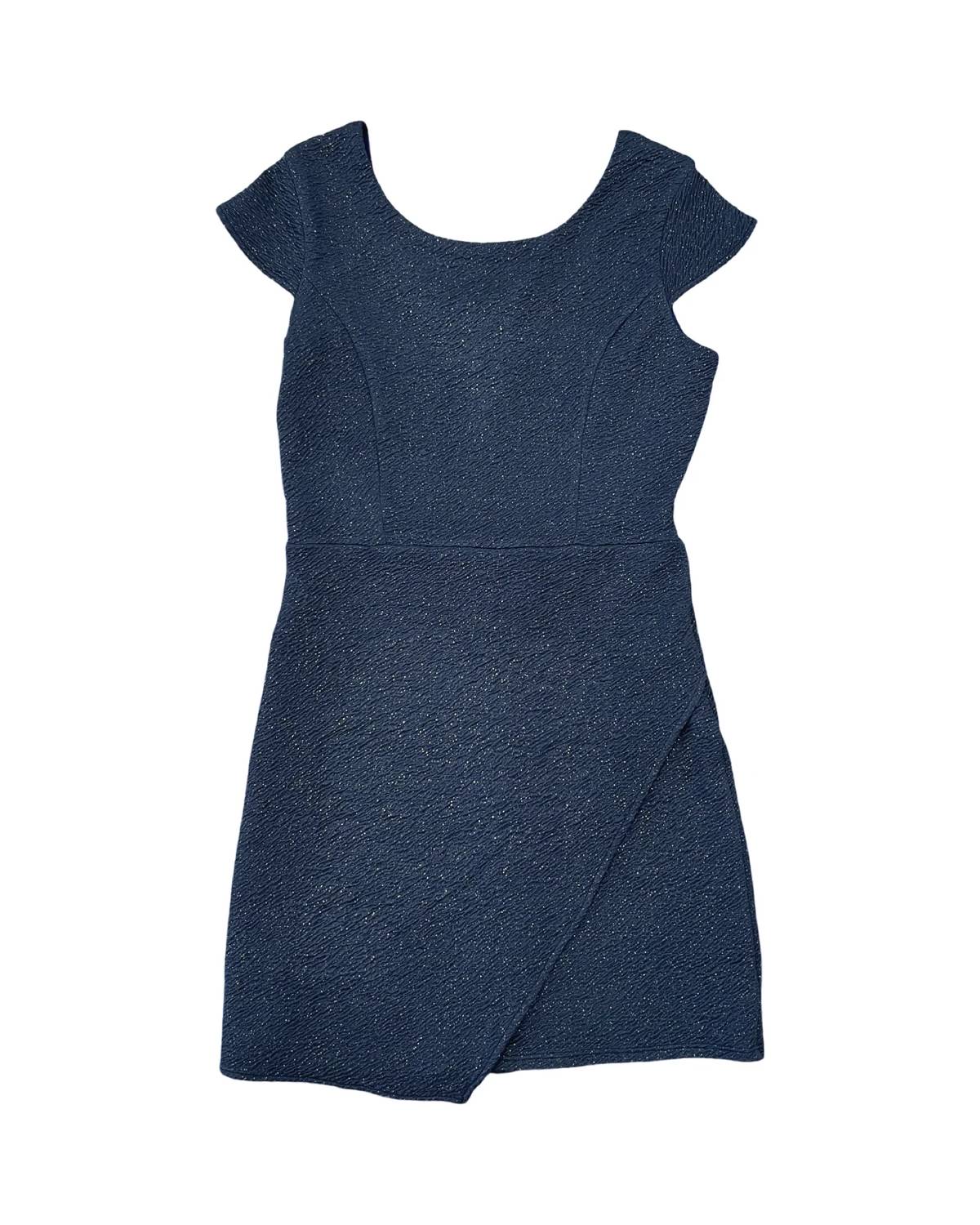 Girl's Sparkle Cap Sleeve Envelope Dress
