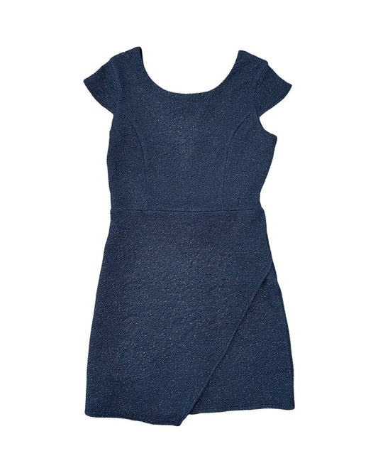 Girl's Sparkle Cap Sleeve Envelope Dress