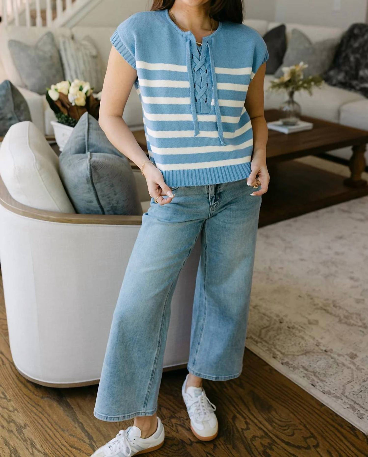 Calla Striped Top