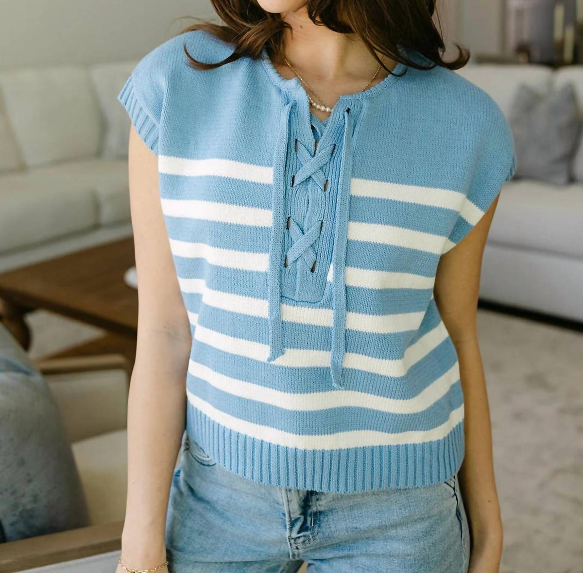 Calla Striped Top