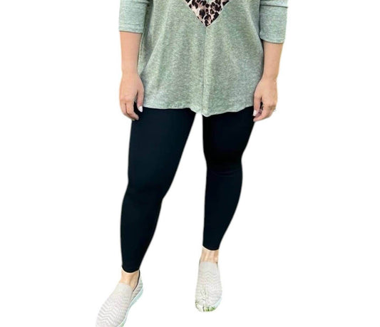 Reb and J - Leopard Long Sleeve Top - Rack Hunt -