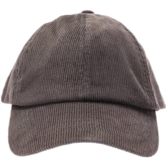 Women's Corduroy Pony Tail Hat