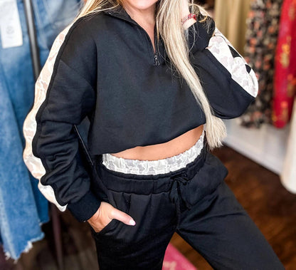 Two Piece Sweter And Pants Set