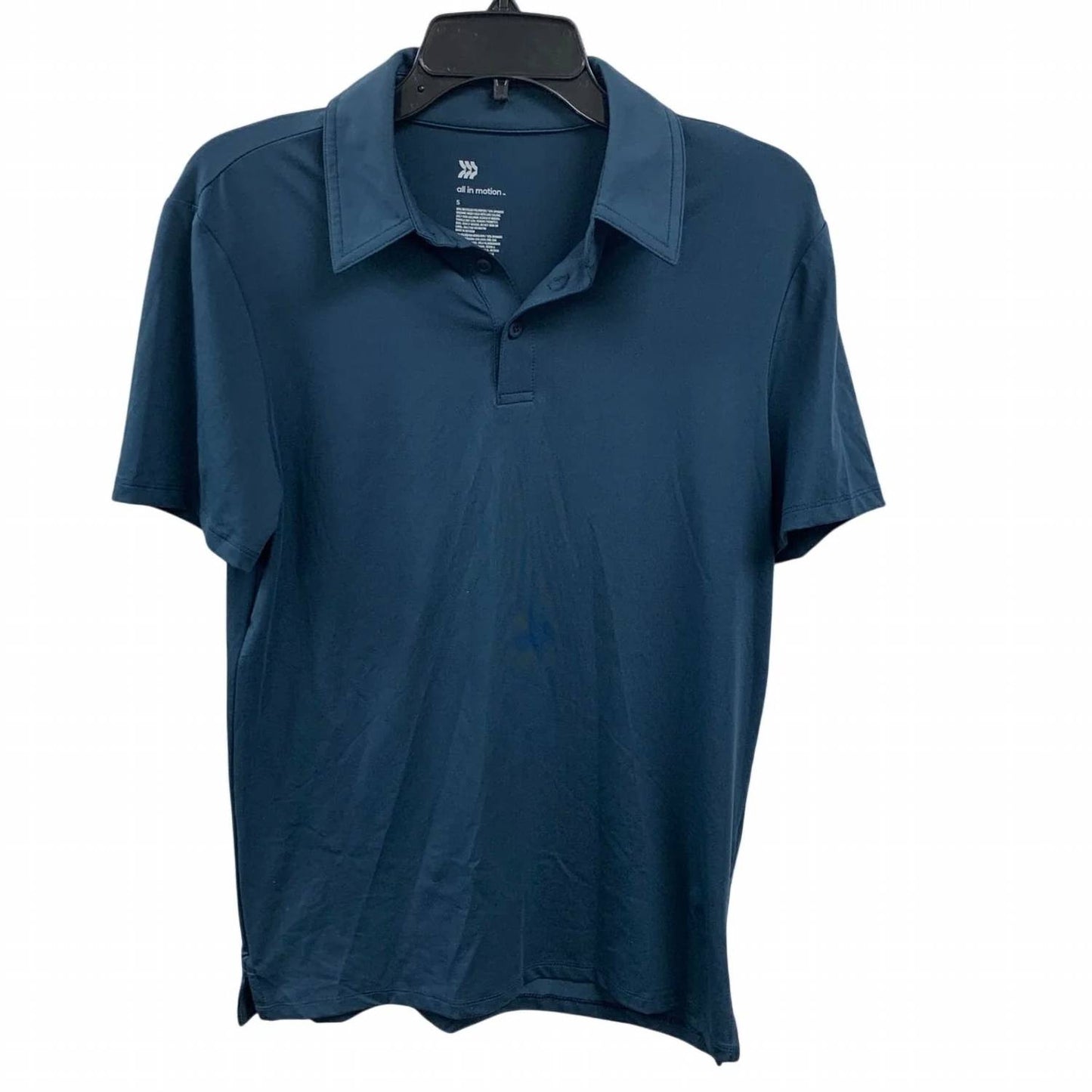 Men's Moisture Wicking No Roll Collar Stretch Polo Shirt