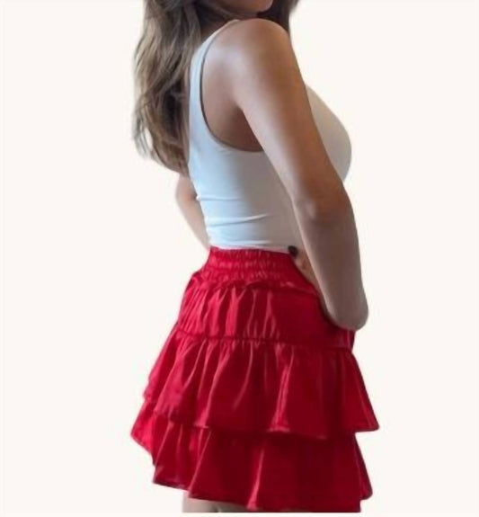 Drawstring Waist Skorts