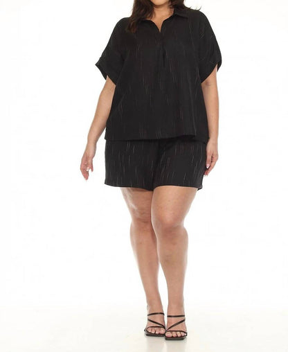Midnight Stripe Airflow Top