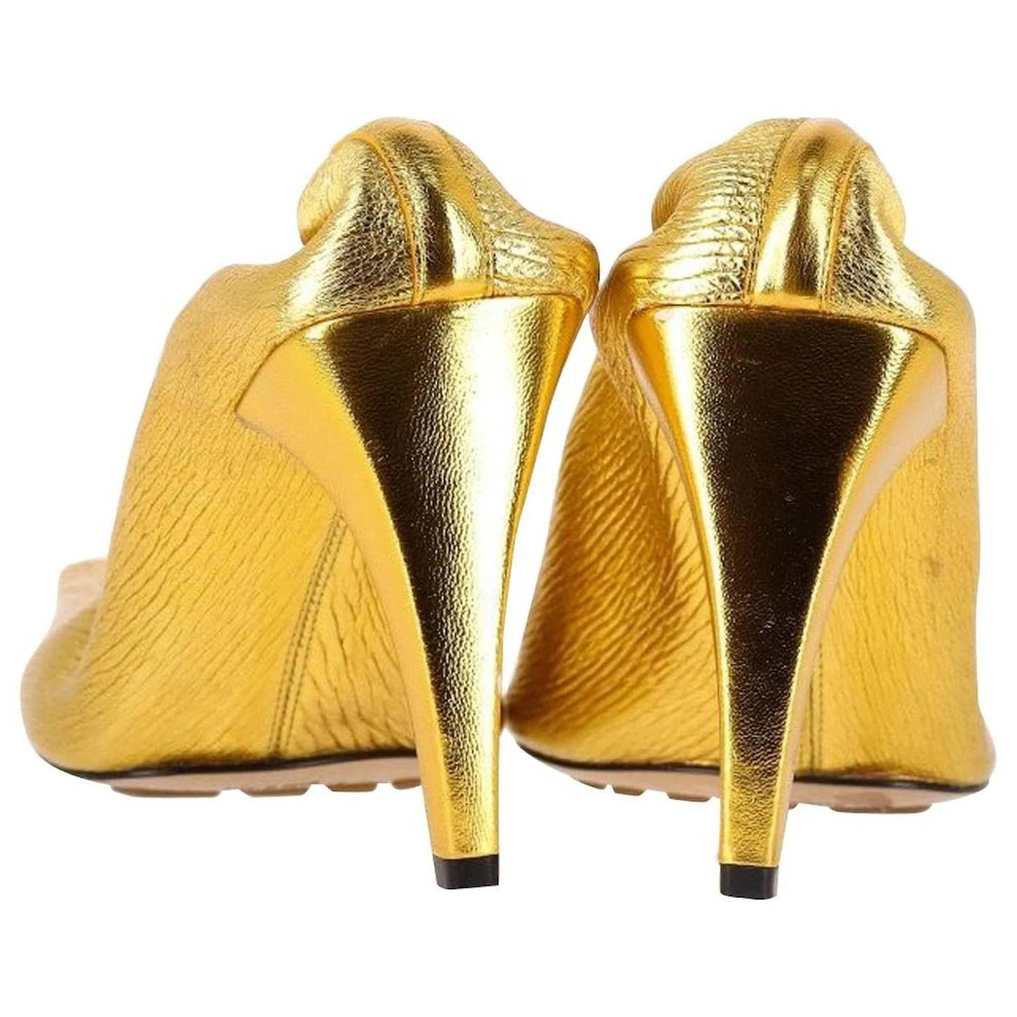 Women's Sharpei Metallic Square-toe Pumps
