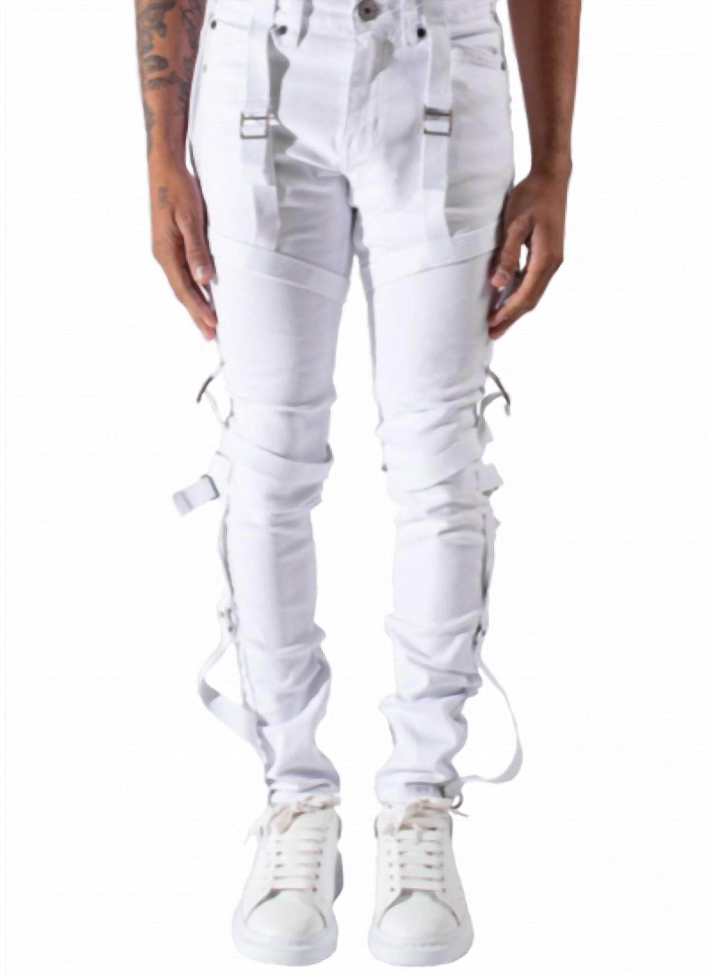 SERENEDE - Strapped Denim Jeans - Rack Hunt