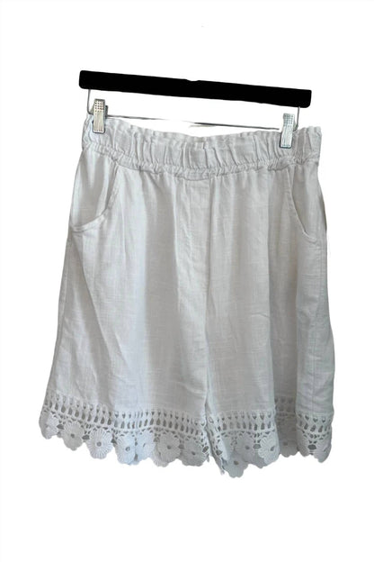 Women's Lace Trimmed Shorts