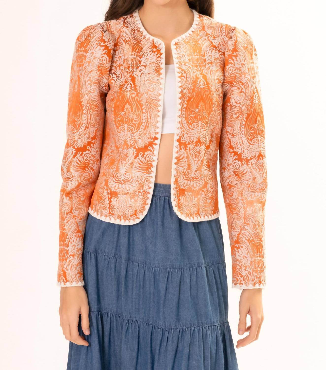 Area Stars - Paisley Jacquard Jacket - Rack Hunt