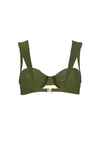 Nelblu - Travesia Pleated Bikini Top - Rack Hunt