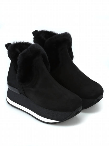 Women's Faux Fur Trim Booties