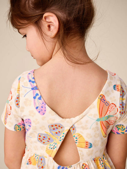 Girls Twist Back Ballet Dress