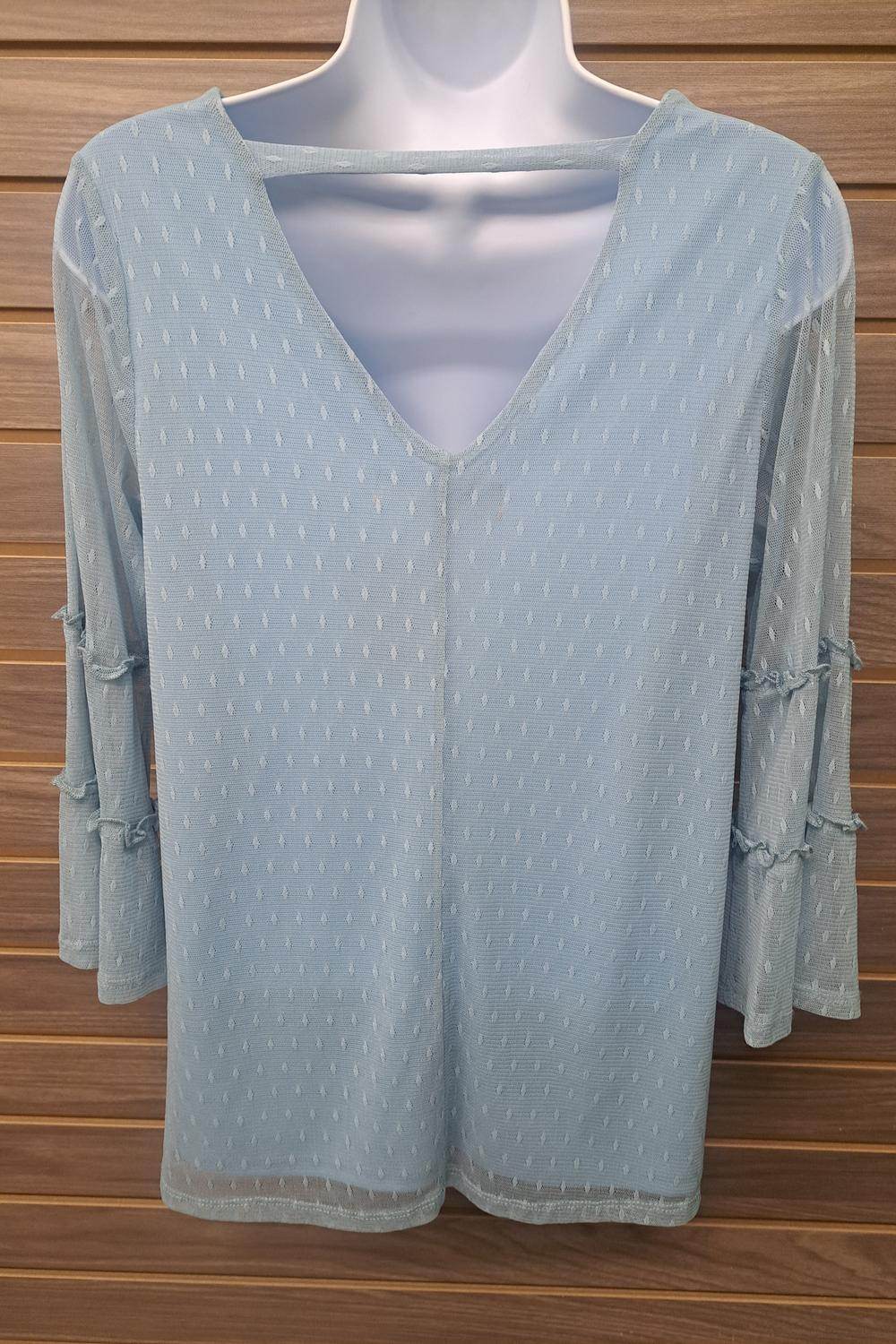 Magnolia Skye - Women's Lace Overlay Top - Rack Hunt -